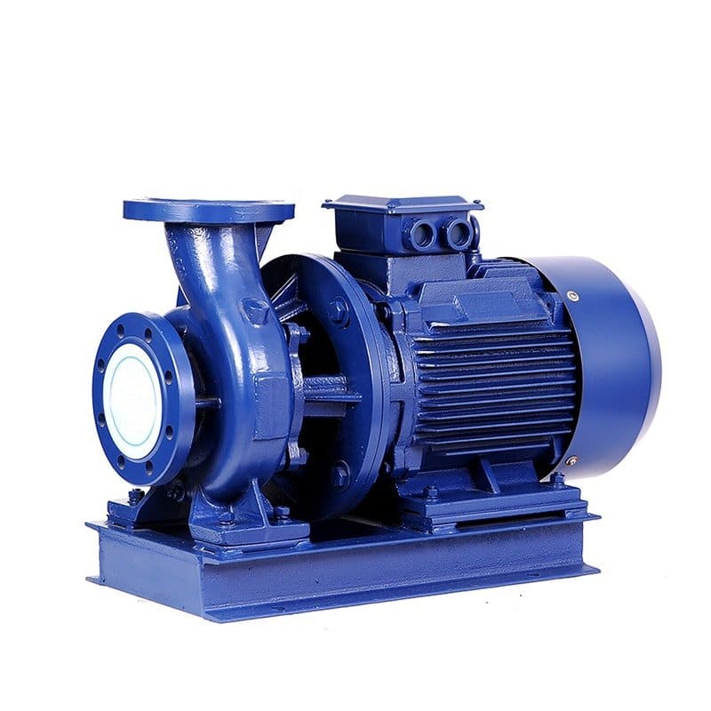 A borewell submersible water pump